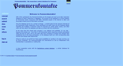 Desktop Screenshot of en.pommernkontakte.de