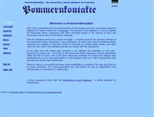 Tablet Screenshot of en.pommernkontakte.de